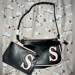 New Limited Too mini shoulder purse with zipper pouch